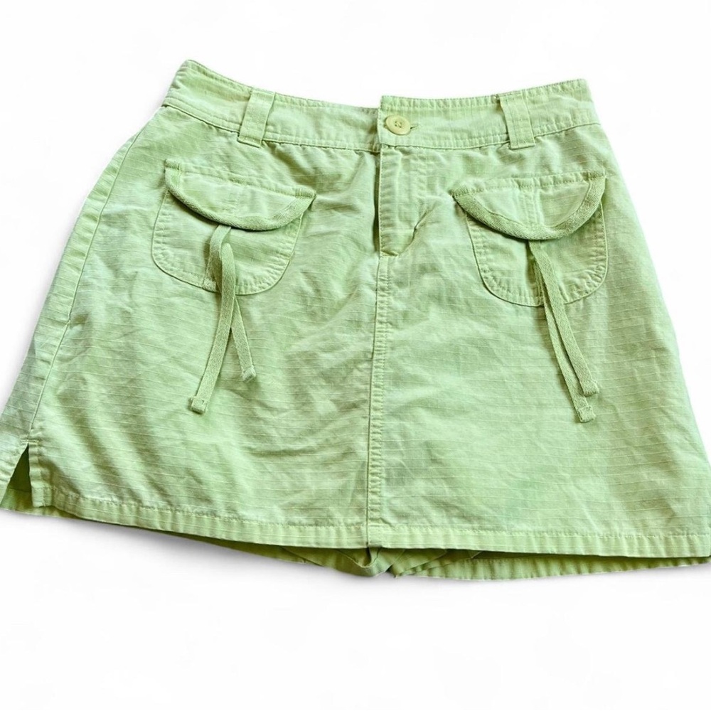 Allison Brittney Green Cargo Skirt